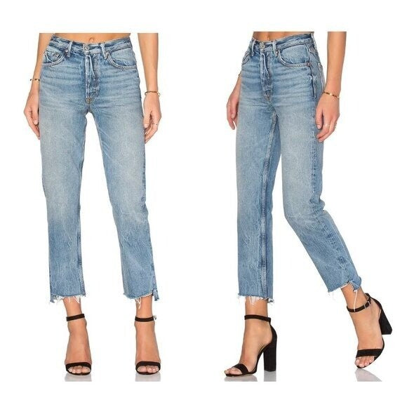 GRLFRND | NWT Helena High-Rise Straight Jean in My Sharona Size 31